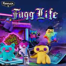 Spin Master Fuggler New 9-Inch Plush Toy, Fugg Life Series, Funny Ugly Monster Stuffed Animal With Human-Like Teeth, Sir Splodge A Lot/Squidge/Sasquoosh, Quirky Collectible Plush For Teens, Adults & Weird Toy Lovers - Sir Splodge a Lot - View 4