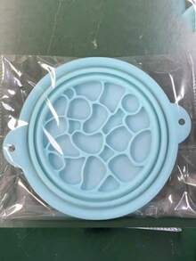 1个家用冰碗，硅胶面部冰疗浴盆，适用于户外，可折叠美容工具冰浴碗，内置冰格，便携式硅胶面部冰浴碗，用于冷疗、紧致肌肤和缓解痤疮，紧凑可折叠洗脸盆，适合日常居家和旅行使用。