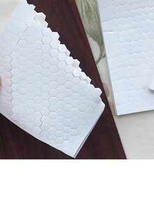 480/720pcs Pack Thick Hexagon Foam Double-Sided Adhesive Tape - Creative DIY Craft, High Viscosity Glue - Multicolor - View 7