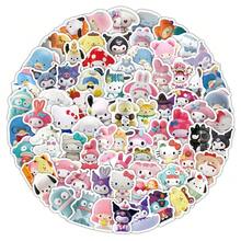 104 Sheets Cute Sanrio Doll Character Stickers Adorable Themed Decals For Journal DIY Craft Decor - 104PCS - View 5