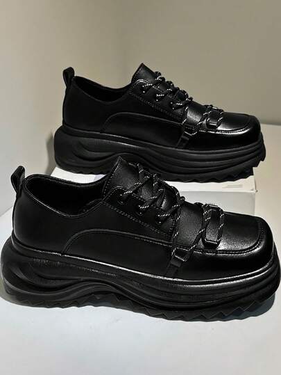 أحذية رجالية موضة جديدة، امتصاص الصدمات ومرنة، متعددة الاستخدامات، مقاومة للتآكل، نعل ناعم، مضادة للانزلاق، مقاومة للروائح الكريهة، مناسبة للعمل والسفر والملابس الكاجوال، أحذية رباط، مقاومة للانزلاق، خفيفة الوزن ومريحة، مناسبة للتخييم والترفيه في الهواء الطلق