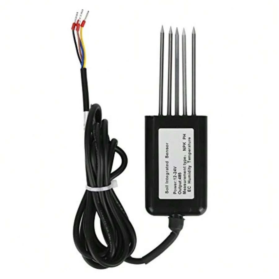 CYPNSensor de Suelo RS485 de 5 Pines Probador de Temperatura PH NPK Sensor de Humedad EC Probador de Detector de Conductividad para Riego con Ahorro de AguaFashion - 213471723 - Ver 1