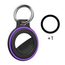 AirTag Schutzhülle, Apple AirTag Halter Schlüsselanhänger Locator Tracker Schutzhülle für AirTags, Haustierhalsbänder, Rucksack Aufhängeaccessoires - Verschiedenfarbig - Übersicht 12