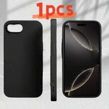 1 ốp lưng điện thoại màu đen tối giản, màu trơn đơn giản, tương thích với iPhone 17/14/12/11/13/15/16 Pro Max/16/15/14 Plus và các dòng điện thoại khác. Ốp bảo vệ chống nước, chống rơi vỡ và chống trầy xước, ốp chống rơi cho điện thoại di động. Ốp điện thoại, ốp bảo vệ điện thoại, vỏ điện thoại, ốp chống rơi, ốp chống trầy xước, ốp điện thoại đơn giản, ốp điện thoại màu trơn, ốp điện thoại màu đen, ốp điện thoại TPU chống rơi, quà tặng mới. - màu đen - Xem 1