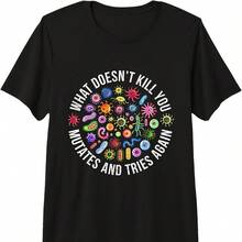 Lab Week 2025 What Doesn't Kill You Mutates And Tries Again Pm Tri-Blend T-Shirt - Yellow - View 1