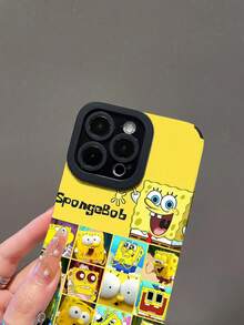 SpongeBob SquarePants 1 chiếc ốp lưng điện thoại chống sốc họa tiết sọc hoạt hình, tương thích với Samsung/Apple 17/16/15/14/13/12/11Pro Max/12Pro/14Plus và các dòng máy khác. - Nhiều màu - Xem 6