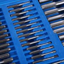 110PCS M2-M18 Screw Nut Tap Set With Wrench Handle, Heavy Duty Hand Tool Kit - A - View 10