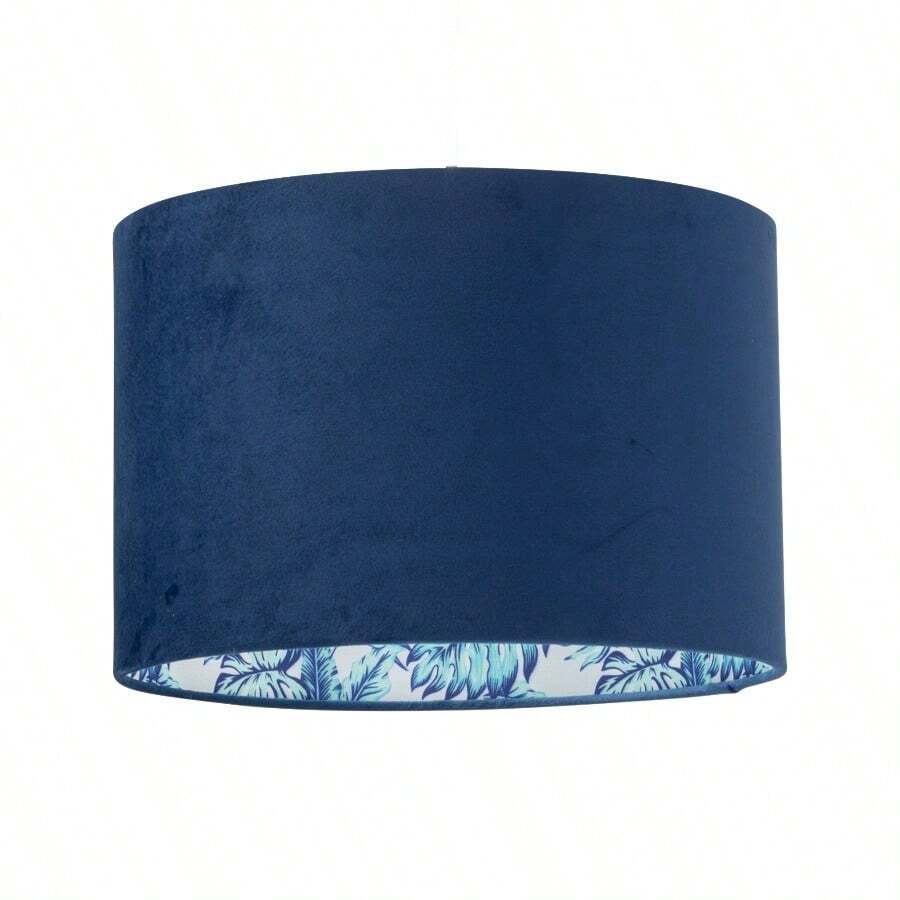 Parrot - Velvet Blue Parrot Design 30cm Pendant Or Table Lamp Shade - Blue - View 1