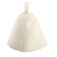 CYPNGarosa Lana Sombrero de Fieltro para Sauna Sombrero de Protección para La Cabeza Gorro de Baño Portátil Transpirable Accesorios de Sauna Cómodos y Bonitos para Bañarse o Cocinar Al VaporFashion - 213471723 - Ver 1