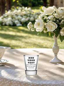 1pc/12pcs Personalized Wedding Shot Glass,2oz Glass Material,Custom Photo & Name | Suitable For Bridesmaid Gift,Valentine's Day,Wedding Decor,Birthday Parties,18th Birthday Gifts,Unique Birthday Gift, Photo Keepsake, Fun Birthday Gift,Shot Glass With Face,Shot Glass With Picture, Custom Birthday Shot Glasses, Personalised Gifts And For Groomsmen Gifts - Round Cup - View 23