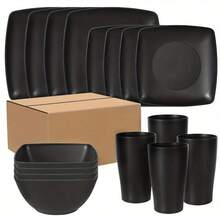 Juegos de comedor - Juego de 32 piezas en beige - Ver 6