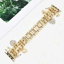 Metal Keychain Watch Band, Compatible With 49/46/45/44/42/41/40/38mm Watches, Women