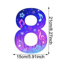 Birthday Digital Party Table Centerpiece, KPOP Themed Birthday Party Honeycomb Decoration, Suitable For Birthday Party Table Centerpiece Decoration - Multicolor - View 14