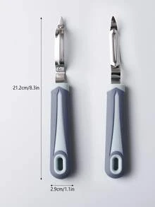 1pc Stainless Steel Multifunctional Kitchen Tool: Bottle Opener, Bowl Gripper, Peeler, Fish Scale Scraper, Ginger Slicer - Useful Cooking Prep Assistant, Great Housewarming Gift - Multicolor - View 13