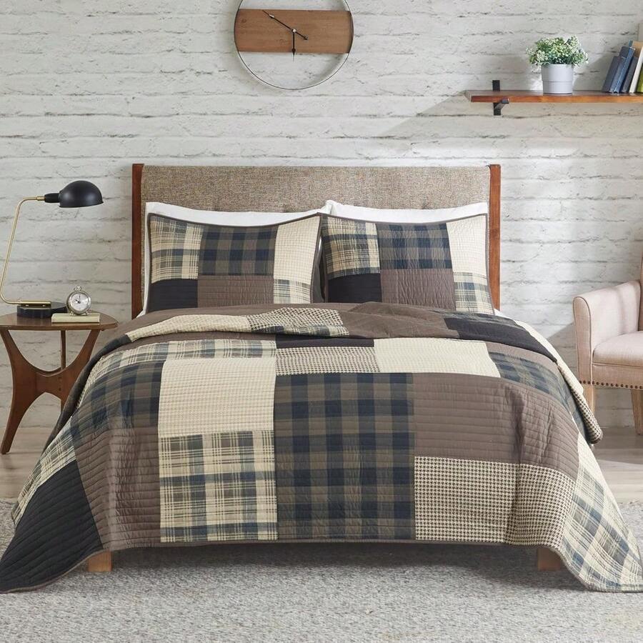 CYPNWoolrich WR14-1729 Quilt Mini Set TanFashion - Bronceado - Ver 1