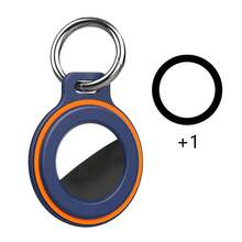 AirTag Schutzhülle, Apple AirTag Halter Schlüsselanhänger Locator Tracker Schutzhülle für AirTags, Haustierhalsbänder, Rucksack Aufhängeaccessoires - Verschiedenfarbig - Übersicht 8