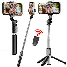 Gậy selfie điện thoại di động có thể kéo dài 40 inch chất lượng cao, chống rối, chân đế tripod điện thoại thông minh kèm điều khiển từ xa không dây, xoay 360°, tương thích với điện thoại thông minh /Android, lý tưởng cho kỳ nghỉ hè, du lịch, hoạt động ngoài trời, phát trực tiếp, ghi hình ổn định, vlog. Thích hợp làm quà tặng sinh nhật cho nữ, tiệc tùng, lễ kỷ niệm. - Đen - Xem 1