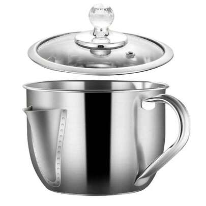 1200ML Separador de Grasa de Salsa de Aceite de Acero Inoxidable Multiuso Filtro Colador Tazón Herramientas de Cocina para el Hogar