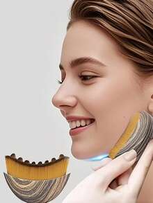 1pc/2pcs Multi-Functional Lymphatic Face Brush, Dry Brushing Face Brush, Soft & Comfortable Texture, Lymphatic Drainage Massager, Suitable For Face, Chin & Jawline Shaping, Ergonomic Design, Precise Skin Fit, Perfect Gift - Multicolor - View 5