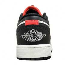 Big Kid's Jordan 1 Low Black/Black-Summit White (553560 045) - trắng - Xem 5