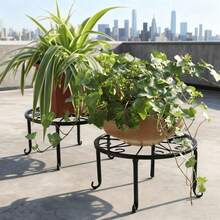 SHENGMAO--1/2/4/5/6-7Tier Plant Stand, Iron Flower Stand,Heavy-Duty Metal Frame, Metal Flower Stand, High-Angle Multi-Tier Plant Rack, Indoor/Outdoor Flower Pot Display Stand. Crafted From Iron With A Sleek, Minimalist Design For Easy Disassembly. This Versatile Stand Fits Seamlessly In Living Rooms, Entryways, Offices, Or Outdoor Patios And Gardens. Available In Multiple Colors. - 1層黑色2PCS - 查看 1