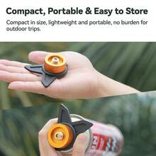 REDSUN Camping Stove Adapter With Stand, Outdoor Multi-Function Cartridge Stove Adapter, Butane Canister Self-Locking Converter - Multicolor - View 4