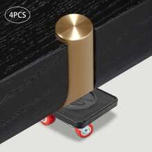 Heavy Furniture Lifter Lifting Easy Moving Slider Mover Tool Set Caster Roller - Black - View 3