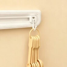 WORTHBUY 1set Multifunctional Plastic Measuring Spoon Set, Stackable Segmented Measuring Spoon, Coffee Salt Seasoning Measuring Spoons,Suitable For Baking&Cooking Tools In Kitchens Restaurants - Multicolor - View 9