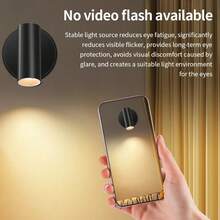 1/2 buah Lampu Dinding Magnetik LED Minimalis Kelas Atas, 3 Suhu Warna, Dapat Diredupkan, Lampu Sorot Sudut yang Dapat Diatur, Cocok untuk Kamar Tidur, Ruang Belajar, Koridor, Pintu Masuk, Pencahayaan Suasana, Lampu Malam - MultiWarna - View 7