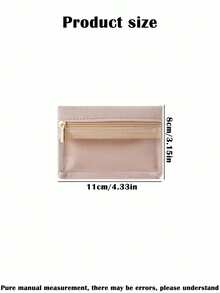 1/2/5/12件套首饰收纳袋，旅行首饰袋，透明可视，内衬绒布，适合收纳项链、手链、戒指、耳环等首饰，拉链式密封设计，便携易用，防氧化防丢，多功能收纳袋，情人节礼物，女孩礼物，首饰收纳配件 - 米色 - 查看 2