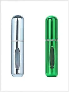 1个/2个/3个/4个/5个装 5毫升便携式迷你香水可填充喷雾瓶，配有香水泵头，适合旅行和户外使用