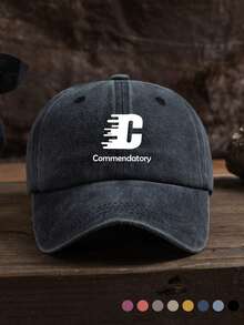 1 件男女通用蜘蛛网图案印花户外休闲时尚可调节棒球帽，柔软，适合所有季节