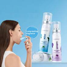 清凉薄荷抗菌漱口水+口气清新喷雾+海盐泡泡浴球套装，可杀灭99.9%引起口臭的细菌——送给爱人的最佳情人节礼物 - 薄荷色 - 查看 8