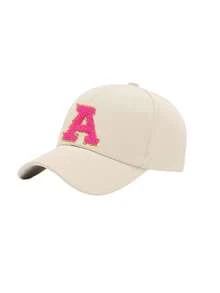 1pc Women's A-Z Letter Adjustable Baseball Cap, Casual Breathable Sun Protection Hat, Suitable For Spring/Summer Outdoor Matching And Gifts - Beige - View 8