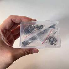 Fishing Rod Repair Kit, Includes 6pcs Double Foot Guides, 18pcs Ceramic Guides, 9pcs Rod Tips, 6pcs Carbon Fiber Rod Repair Blanks - Set - View 5