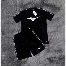 Men's Dry-Fit Shirt And Shorts Set - 白色 - 查看 2