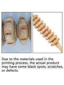 六合一木制按摩工具套装，木制按摩器，塑形按摩工具，淋巴引流按摩器，手动按摩工具，适用于腿部、腰部、肩部、手臂、背部，家用及办公木制按摩滚轮 - 彩色 - 查看 9