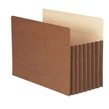 Smead TUFF® Pocket File Pocket Straight-Cut Tab 7" Expansion Legal Size Redrope 5 per Box 74395 - CUERDA ROJA - Ver 6