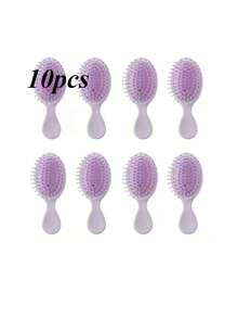 2pcs Macaron Mini Cute Toothbrush, Portable Travel Wet & Dry Air Cushion Toothbrush, Suitable For Daily Travel And Outdoor Use, Children And Girls Hair Brush, Gift For Girls, Back To School, Graduation, Gifts For Mom And Friends, Travel, Work, School - Multicolor - View 13