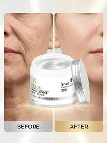 IOIOKISS 蜗牛精华修护霜 - 高效保湿，蕴含20%玻尿酸，有效改善暗沉、粗糙，紧致肌肤轮廓，抚平皱纹，舒缓敏感，滋养肌肤，锁住水分，蜗牛胶原蛋白精华霜，适合所有肤质，女士护肤好礼，50克 - 白色 - 查看 1