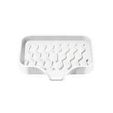 1pc Silicone Soap Dish, Wave Pattern Sloped Drainage Design For Easy Water Drainage, Suitable For Kitchen And Bathroom, Silicone Soap Dish Countertop Organizer, Sponge Holder, Cup Tray - Multicolor - View 20
