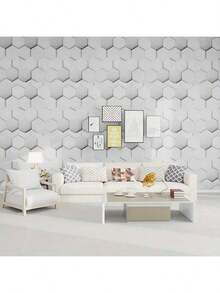 Peel & Stick Ball Pattern Wallpaper - Waterproof Oil-Proof Vinyl Contact Paper For Wall Decor & Furniture Refurbishing - Grey - View 11