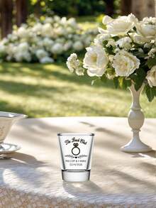 1pc/12pcs Personalized Wedding Shot Glass,2oz Glass Material,Custom Photo & Name | Suitable For Bridesmaid Gift,Valentine's Day,Wedding Decor,Birthday Parties,18th Birthday Gifts,Unique Birthday Gift, Photo Keepsake, Fun Birthday Gift,Shot Glass With Face,Shot Glass With Picture, Custom Birthday Shot Glasses, Personalised Gifts And For Groomsmen Gifts - Round Cup - View 26