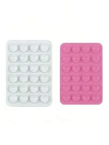 1 Giá đỡ điện thoại bằng silicon có giác hút, thương hiệu Octobuddy, dính liền mạch, thích hợp cho phòng tắm, nhà bếp, phòng ngủ, phòng khách, phòng ăn, phòng tập thể dục, ô tô, đồ dùng du lịch, đồ dùng học tập, đồ dùng cắm trại, đồ dùng cần thiết cho kỳ nghỉ, phụ kiện du lịch, đồ dùng mùa hè mini - Nhiều màu - Xem 18