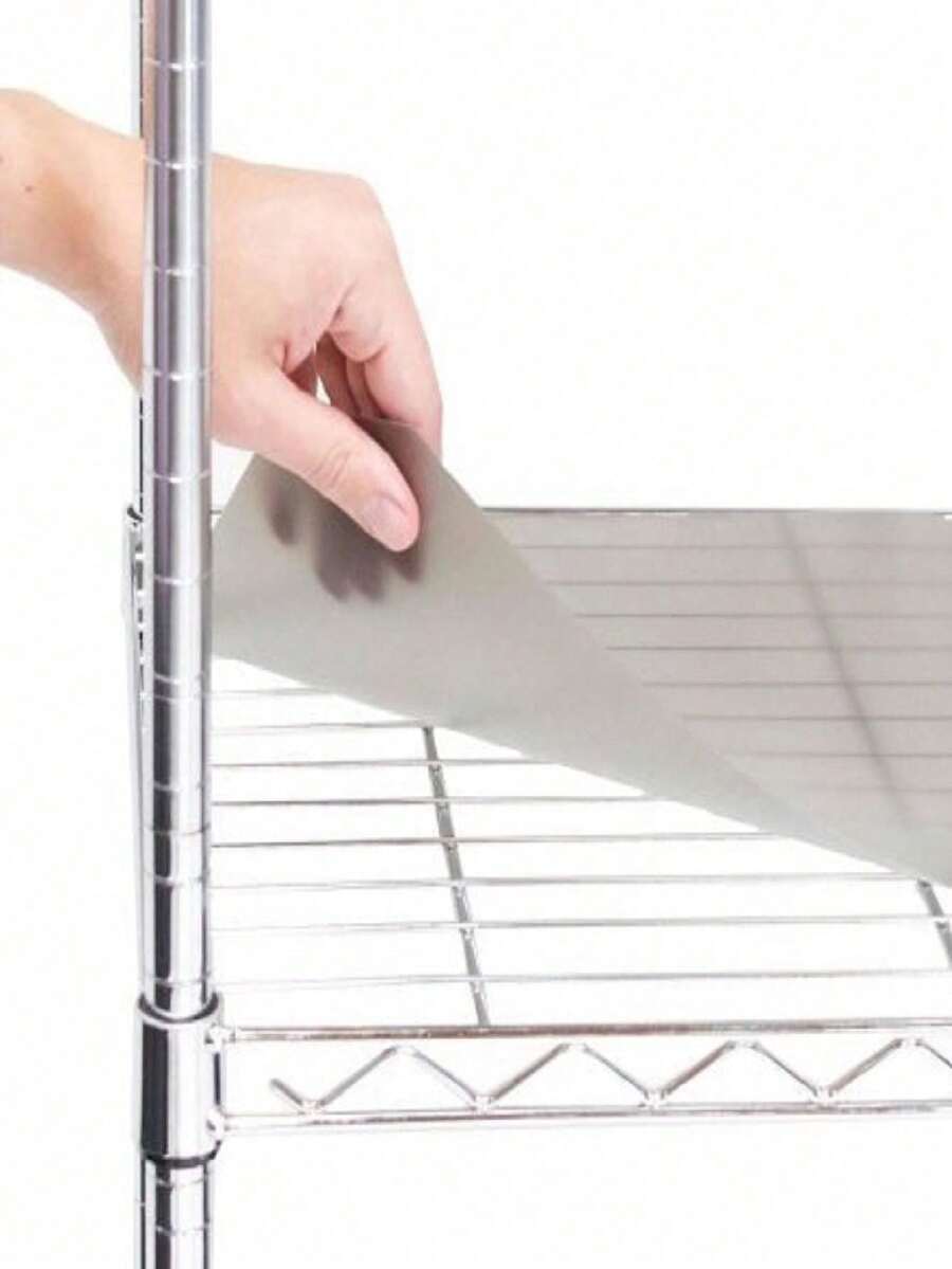 Forro Chapa Plástica Flexível Gavetas Prateleiras 60x35cm - Branco - Visão 1