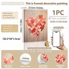 1幅帆布墙画 - 浣熊 | 情人节墙画，粉色情人节装饰，可爱浣熊礼物，俏皮爱心图案，心形绘画可打印模板 | 爱心礼物，艺术印刷品，迷人房间装饰，儿童房装饰 - 婴儿用品_ 带框婴儿房墙画，完美适用于游戏室装饰、婴儿房装饰、育儿室装饰、幼儿园装饰、男孩房装饰、女孩卧室装饰 - 彩色 - 查看 32