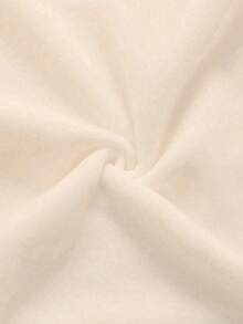 Cute Versatile Bow Pattern Women's Long Sleeve Pocket Casual Sweatshirt - Khaki - View 5