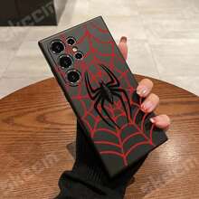 Black Spider Web Soft TPU Phone Case For Galaxy S25 S24 Ultra S23 S22 Plus S20 FE A54 A55 A15 A35 A51 A71 A72 A73 Cover. Holiday Phone Accessories. Waterproof Anti-Fall Scratch Resistant 15 Case Suitable For Gifting To Lovers Fall 1 Hot Selling Item Custom Phone Case 16 Promax Case It Is The Best Gift Choice For Friends Or Family. 17 Pro Case Clear Phone Case Phone Cases Case Minimalist New Style Holiday Gift Valentine's Day Gift Giving 14 Case Festival Gift New Year Special Offer - 白色-2A409 - 查看 6