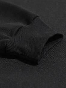 Car Print Hoodie Men's Loose Plus Size Autumn New Student Couple Black Versatile Casual Jacket Teenager Sports Top Pullover Sweatshirt This Casual, Cute, And Comfortable Pure Cotton Gift Is - 黑色 - 查看 7