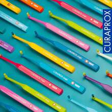 Curaprox CS 1009 Single Toothbrush \U2013 Braces, Implants And Isolated Teeth | Ultra-Soft Single Tuft | Targeted Gumline Cleaning - ColorA - 查看 5